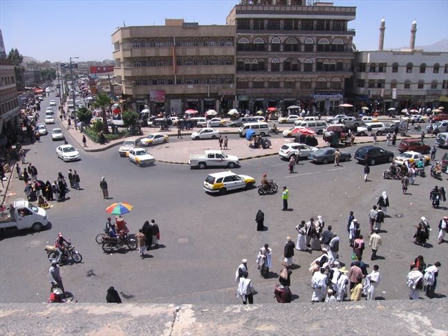 예멘의 거리 풍경