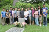 한일장신대(총장 정장복) 선교학 전공 학생들이 학교 설립자인 서서평 선교사의 묘역을 찾아 예배를 드렸다.