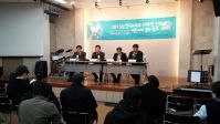 기독교윤리실천운동(기윤실)이 5일 서울 중구 열매나눔빌딩 나눔홀에서 ‘2013년 한국교회의 사회적 신뢰도 여론조사 결과’를 발표했다.