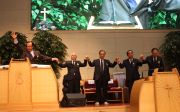 기독교계 주요 교단과 단체들이 결성한 ‘세월호 참사 위로와 회복을 위한 한국교회연합’이 9일 저녁 9시 안산제일교회당(담임 고훈 목사)에서 연합기도회를 개최했다.
