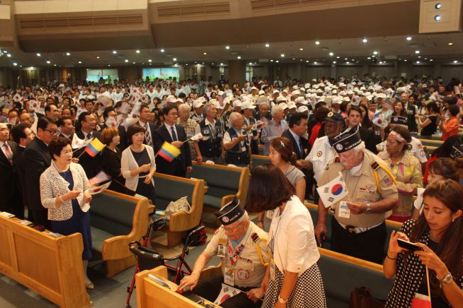 새에덴교회 한국전 참전용사 초청 보은예배