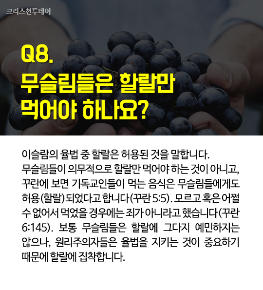 카드뉴스 목회자 이슬람 10대 정보