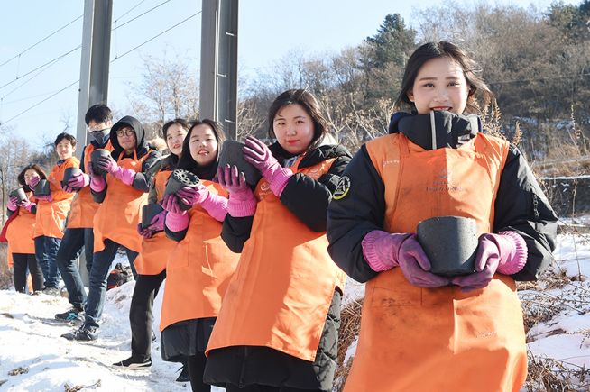 청소년봉사단 사랑의 연탄배달