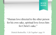 Dietrich Bonhoeffer, <Life Together> 1