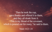 [Bread of Life] Mark 14:23~24