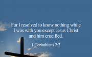 [Bread of Life] 1 Corinthians 2:2