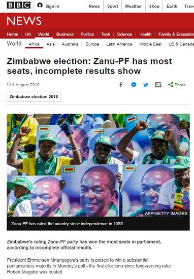 짐바브웨 선거 