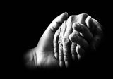 hand help old elder care support