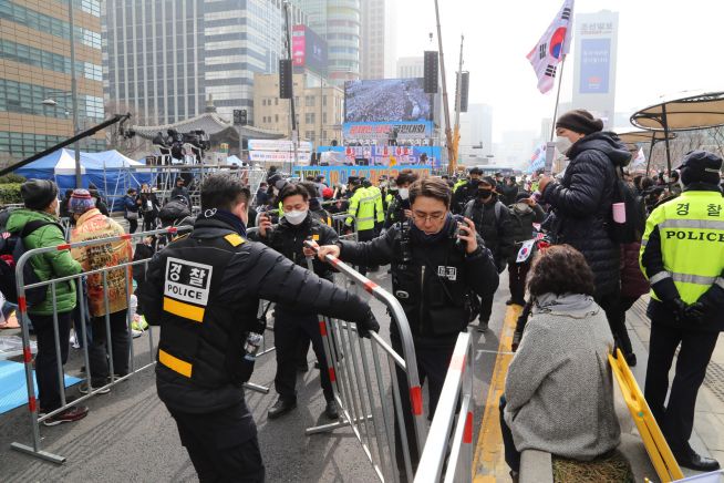 [포토] 광화문집회 ‘코로나’로 집회면적 확장 요청…경찰 즉시 수락 