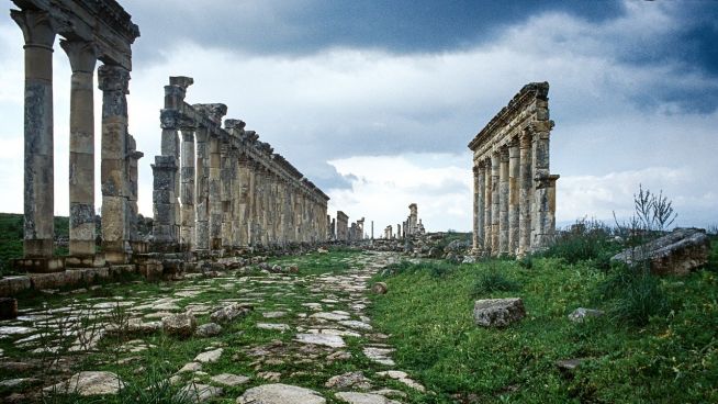 세계 유적 시리아 아파메아 로마 역사 폐허 고고학 고대 Archaeology