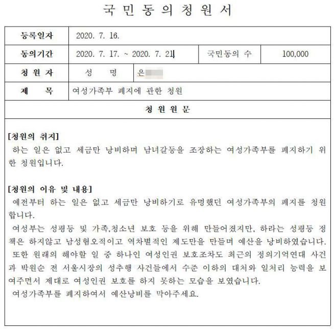 국민동의청원서