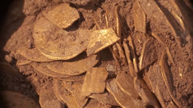 이스라엘, 고고학, 1,100년 전 금화, 유물