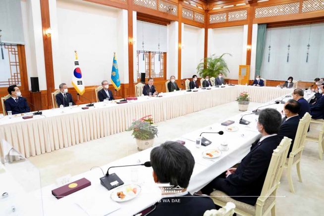 청와대 한국교회 지도자 초청 간담회