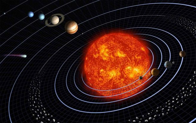 태양계 행성 행성계 궤도 태양 머큐리 금성 지구 화성 카이퍼 벨트 목성 토성 명왕성 수성 혜성