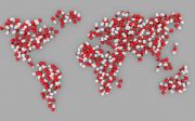 세계 지도 알약 지구 건강 의약품 화학 코로나 약물 치료 행성 캡슐 연대