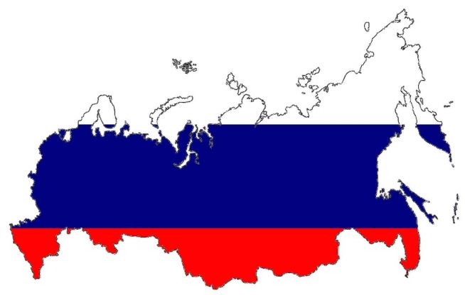 러시아 지도 국가 기호