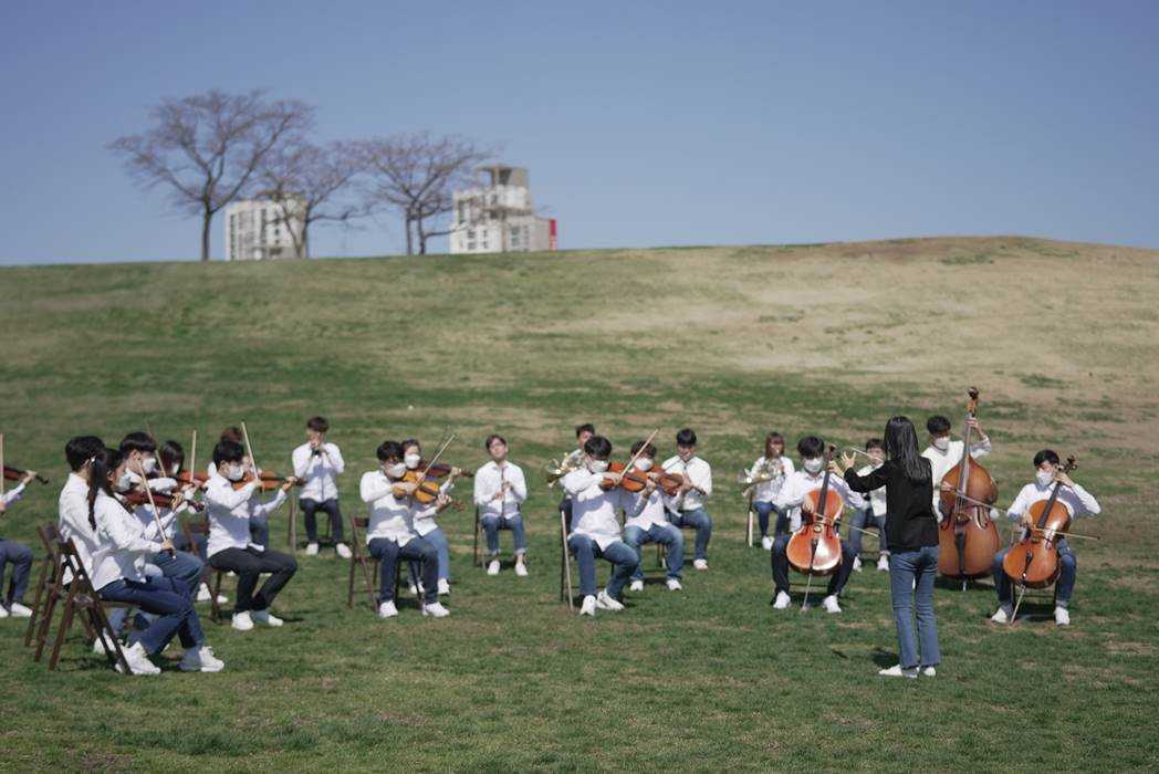 ▲뮤직비디오 촬영모습. ⓒ하트하트재단 제공