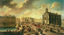 1777년 파리 퐁뇌프 다리를 그린 나콜라 장바티스트 라그네의 작품 <파리, 퐁뇌프와 사마리텐>