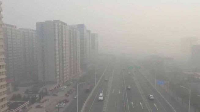 중국 대기오염 환경오염 파괴
