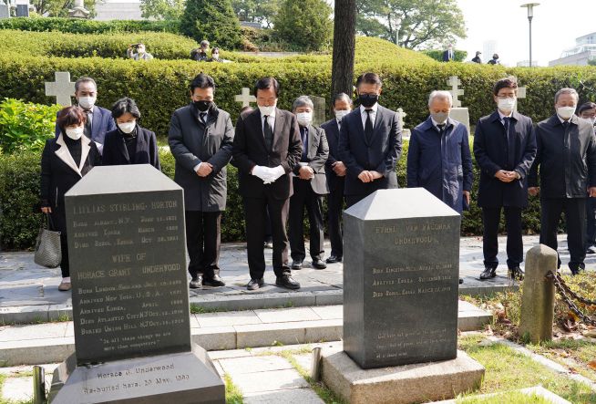 김경재 국민혁명당 대선후보 국립서울현충원, 양화진외국인선교사묘원 참배