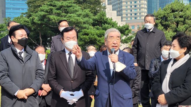 김경재 국민혁명당 대선 후보 국립서울현충원, 양화진외국인선교사묘원 참배 