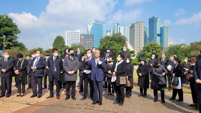 김경재 국민혁명당 대선 후보 국립서울현충원, 양화진외국인선교사묘원 참배 