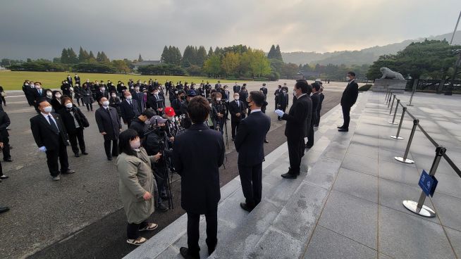 김경재 국민혁명당 대선 후보 국립서울현충원, 양화진외국인선교사묘원 참배 