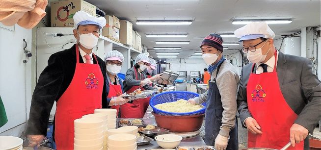 한교연 사랑의 밥퍼 행사