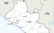 라이베리아 지도 