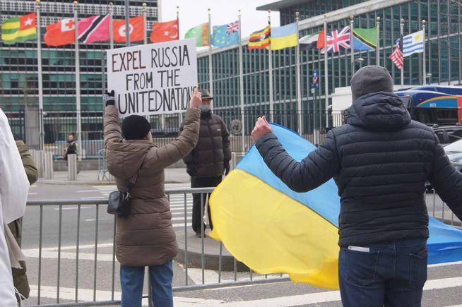 유엔 본부 우크라이나 러시아