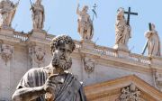 바티칸 광장 베드로 동상