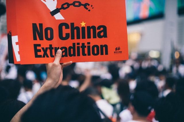 2019년 9월 6일 홍콩 시민들이 중국 본토에 범죄인에 대한 소환 권리를 인정하는 ‘홍콩 범죄인 인도법’을 반대하며 시위를 벌이고 있다. 