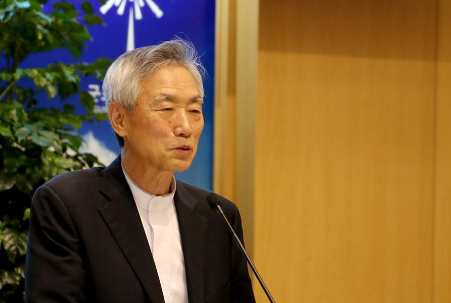 ▲문성모 목사가 설교하고 있다. ⓒ군포제일교회