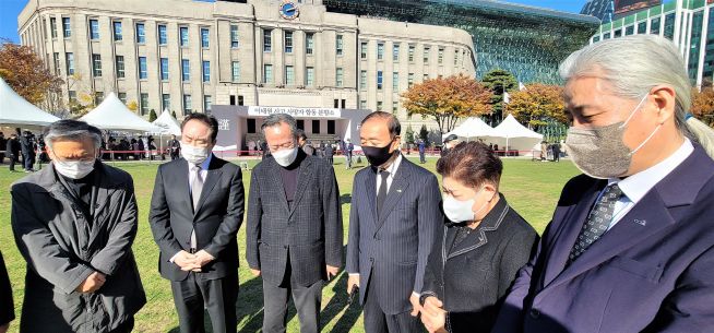 한교연 태원 참사 희생자 합동 분향소 조문 