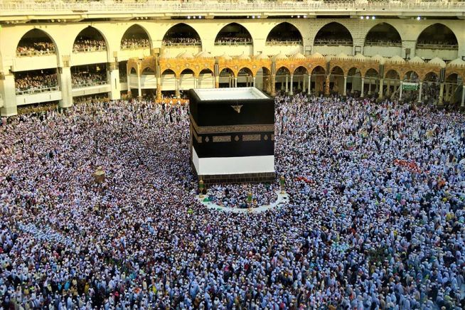 이슬람 무슬림 사원 군중 메카 이슬람교 Kaaba 성지 순례 성지순례 기도