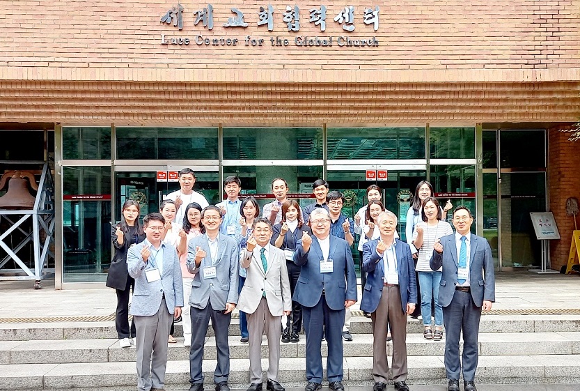 ▲플랫폼예심북한선교회 민족복음사관학교 관계자들.