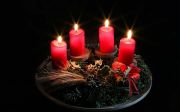 대림절 대강절 양초 화환 advent wreath 성탄 크리스마스 장식 촛불