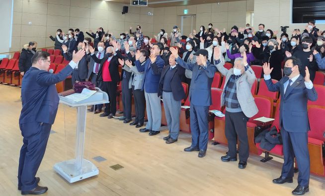 세계한국인기독교총연합회 세기총 신년하례예배