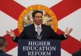 론 드산티스 미국 플로리다 주지사는 지난달 31일(현지시간) 주의 고등교육 시스템에 대한 새로운 개혁안을 발표했다. ©론 드산티스 공식 페이스북