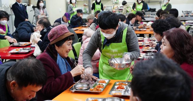 시각장애인 오병이어 기적의 도시락 봉사단 발대식