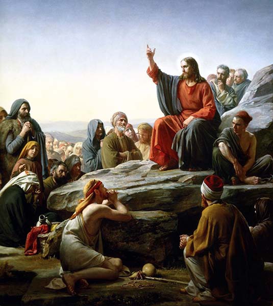 ▲덴마크 화가 카를 하인리히 블로흐(Carl Heinrich Bloch, 1834-1890)의 &lsquo;산상수훈(The Sermon On the Mount, 1877)&rsquo;.