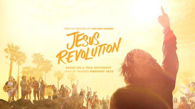 올해 개봉된 영화 '예수 혁명(Jesus Revolution)'의 포스터.  