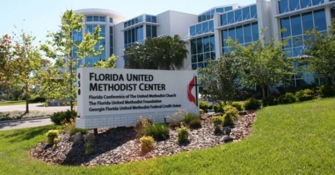 미국 플로리다주 레이크랜드에 있는 UMC 플로리다 연회 본부. 