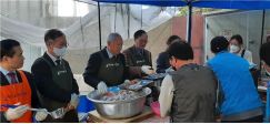 샬롬나비, 영등포 광야교회 방문해 배식 봉사 참여