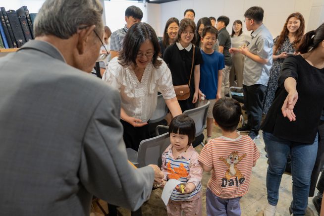 김명혁 목사 한국복음주의대학생연합회(YEFK)에서 설교 