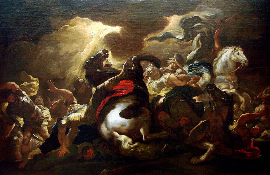 ▲이탈리아 화가 루카 조르디노(Luca Giordano)의 &lsquo;바울의 회심(The Conversion of Saint Paul)&rsquo;, 1690.