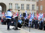 2023년 12월 2일 덴마크 수도 코펜하겐에서 이스라엘을 지지와 인질 석방을 촉구하는 평화 시위가 진행됐다.  
