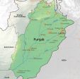 파키스탄 동부와 인도 북서부에 위치한 펀자브 주.