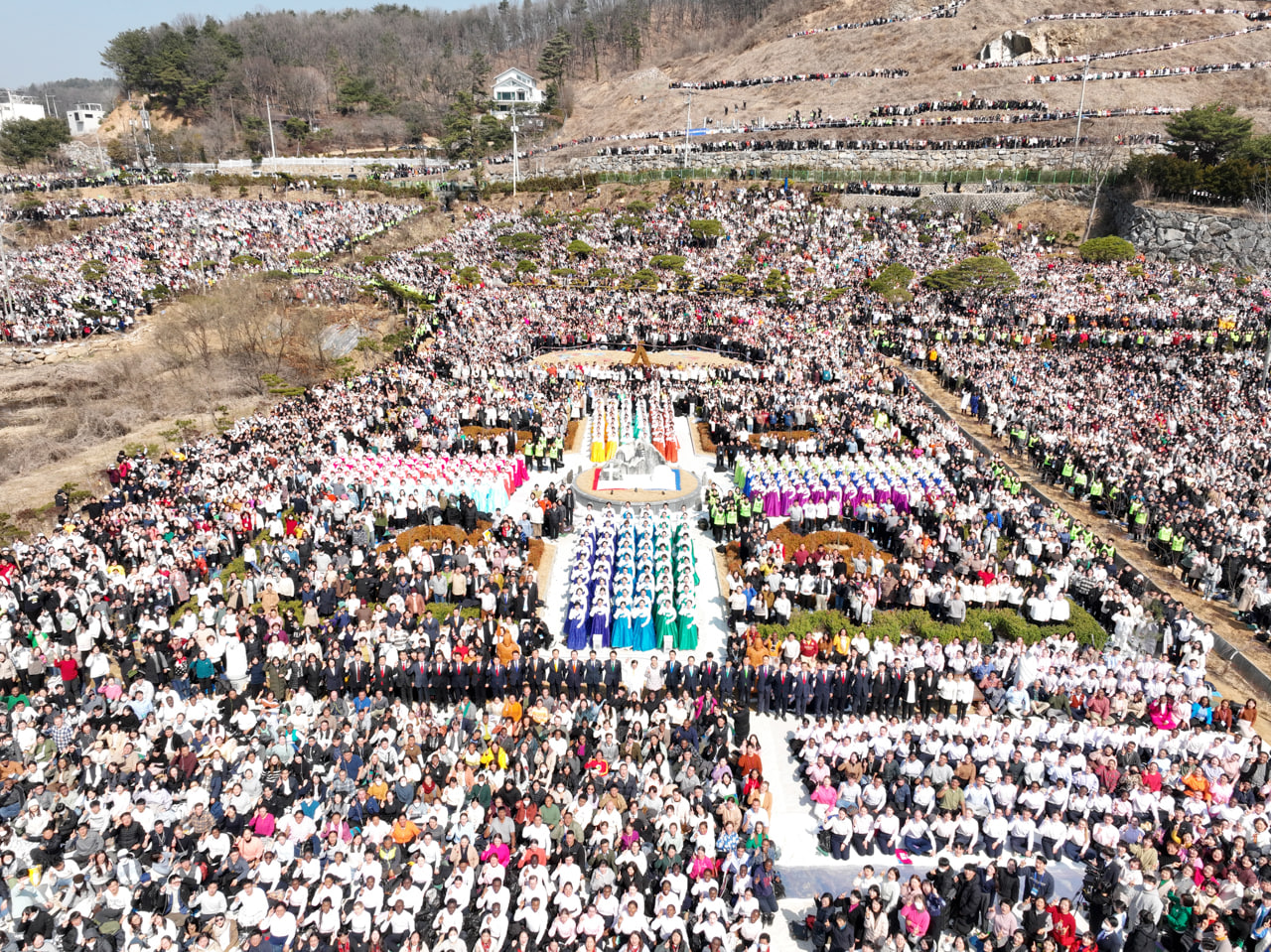 신천지 40주년 행사 모습. ⓒ신천지예수교증거장막성전 홈페이지