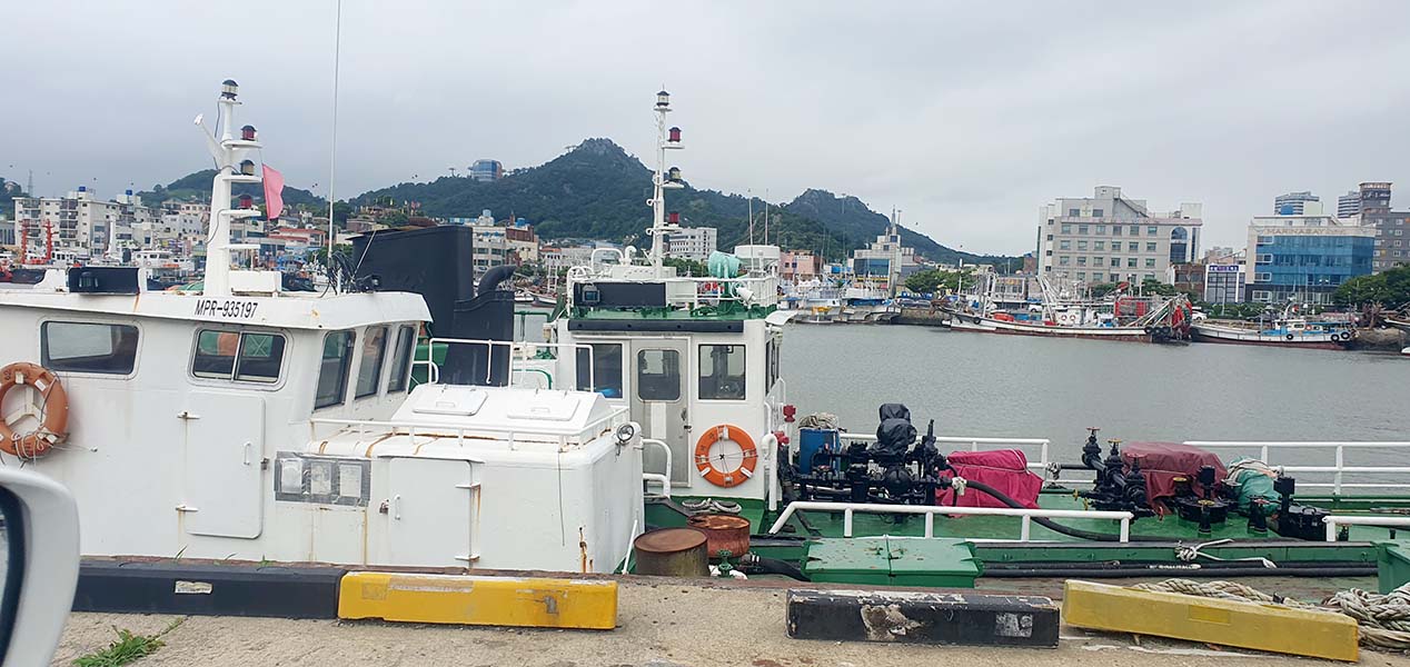 ▲고군산열도 섬들은 지금도 배로 움직여야 한다.